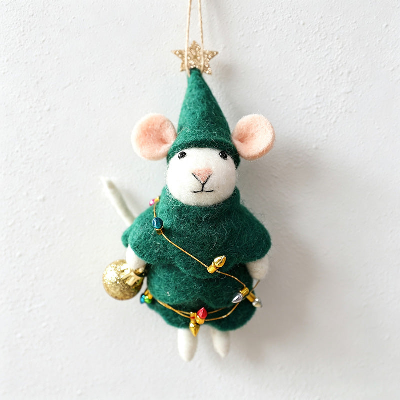 CouldNook Plush Christmas Character Ornament - Soft Sculpted Character