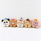 CouldNook Animal Dishwashing Sponge - Printed Face And Faucet-Hugging Notch