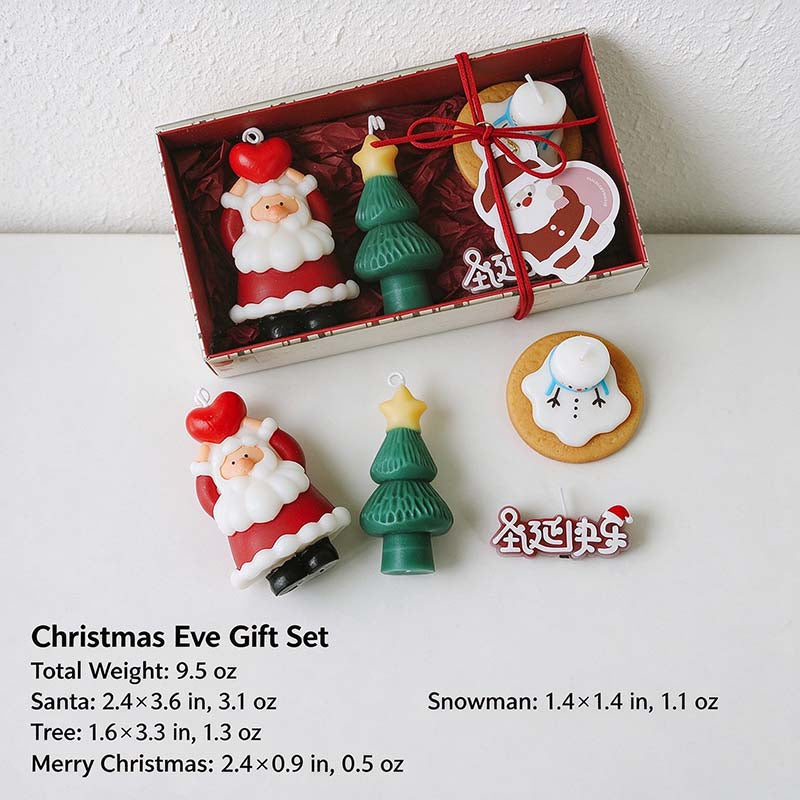 CouldNook Christmas Scented Candle Set - Festive Character Gift