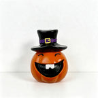 CouldNook Halloween Pumpkin Figurine‑Cute Resin Desktop Ornament for Home Party Decor