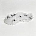 CloudNook 300g White Spider Web – Halloween Decoration with 100 Spiders