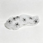 CloudNook 300g White Spider Web – Halloween Decoration with 100 Spiders
