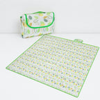 CouldNook Folding Picnic Mat - Zippered Pouch and Printed Surface