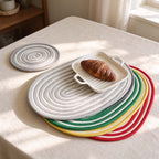 CouldNook Two Tone Rope Table Mat - Spiral