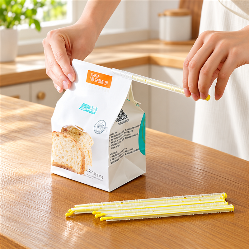 Mixed-Color Sliding Bag Sealing Rods, 10-Pack