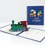 CouldNook Christmas Pop Up Greeting Card - Dimensional Holiday Scenes