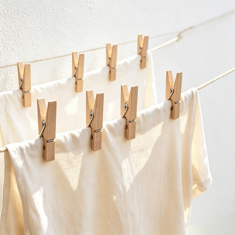 CouldNook Wooden Utility Clips - Eight Natural Sizes Collection