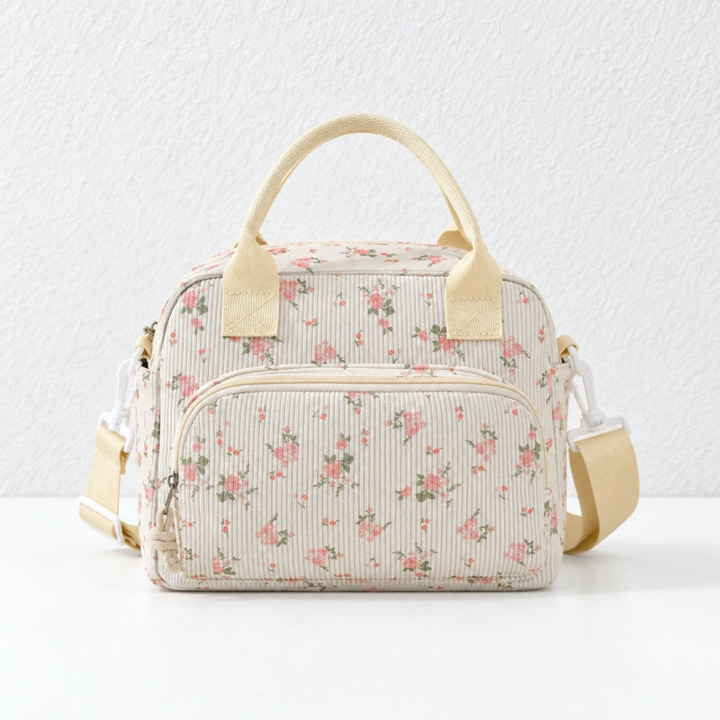 CouldNook Patterned Lunch Bag - Carry Handles and Shoulder Strap