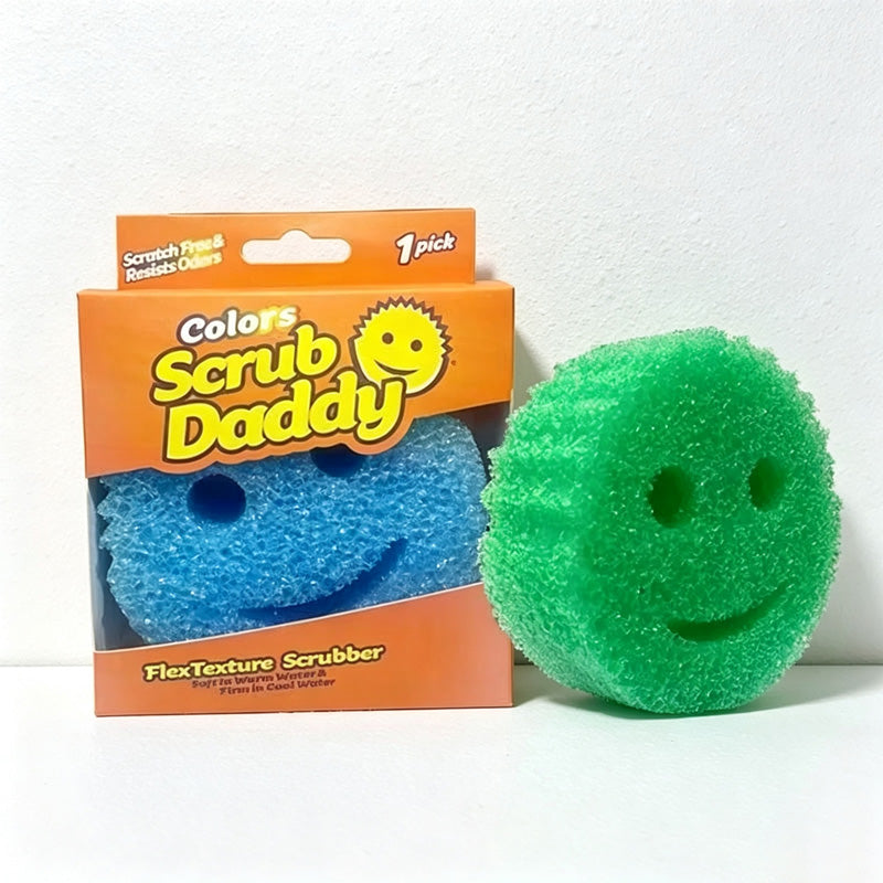 CouldNook Smiley Cleaning Sponge - Round Face Scrubber Options
