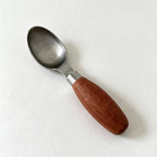 CloudNook Faux Wood Handle Ice Cream Spoon‑Kitchen Wear Accent