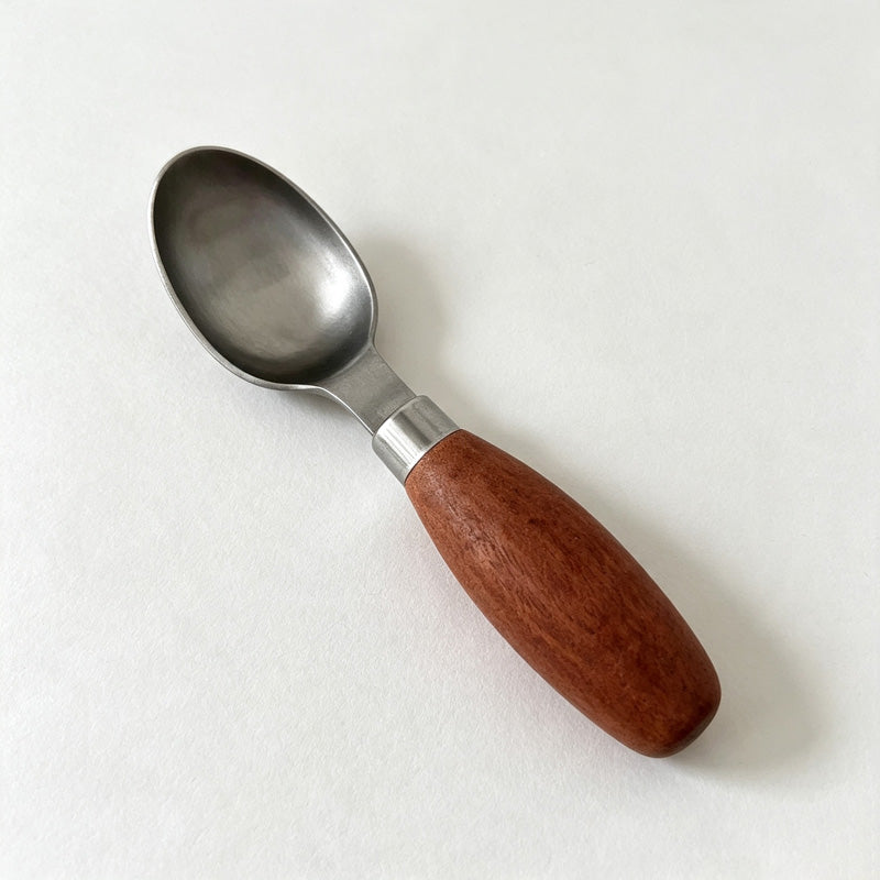 CloudNook Faux Wood Handle Ice Cream Spoon‑Kitchen Wear Accent