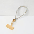 CouldNook Rhinestone Heart Phone Wristlet - Metallic Charm Connector