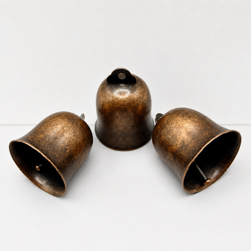 CouldNook Metal Bell Ornament Collection - Assorted Shapes and Finishes