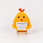 CouldNook Assorted Animal Message Figure - Wooden Display Base