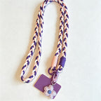 CloudNook Flower Braided Phone Lanyard‑Crossbody Phone Strap