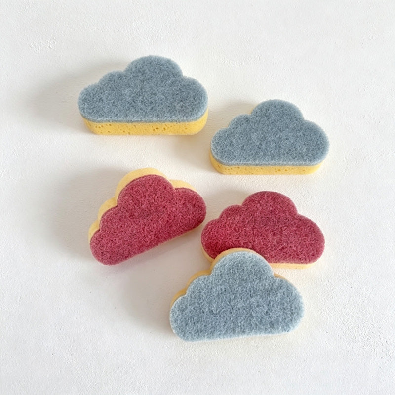 CloudNook Cloud‑Shaped Dish Sponge‑Cute Kitchen Cleaning Scrubber