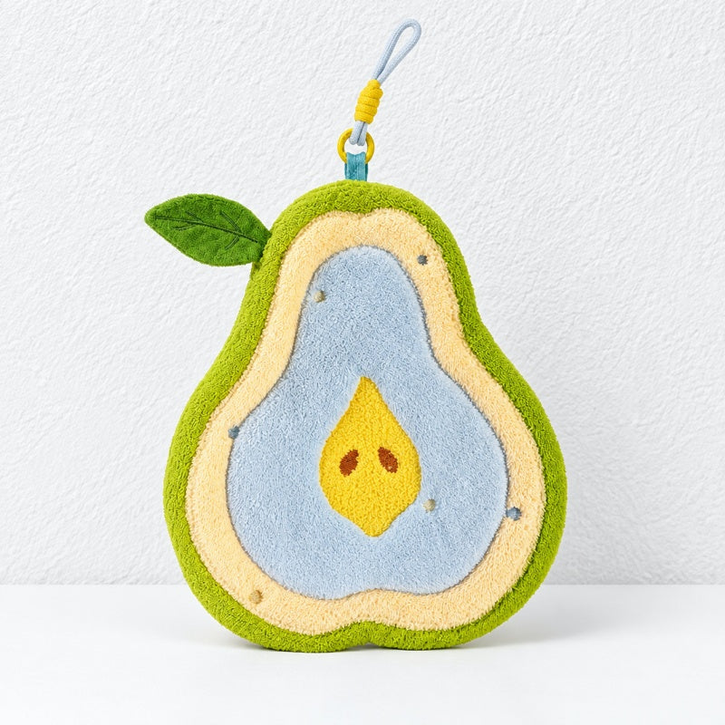 CouldNook Fruit Hand Towel - Sliced Motifs and Hanging Cords