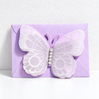 CouldNook Butterfly Pop Up Greeting Card - Layered Pearl Accent