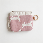 CouldNook Embroidered Wristlet Pouch Organizer Bag - Warm Routine Accent