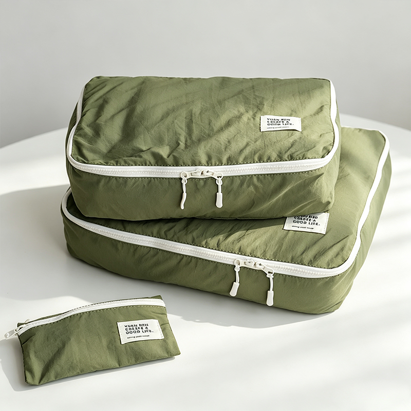 CouldNook Waterproof-Look 4-Piece Organizer Bag Set- Everyday Storage Accent