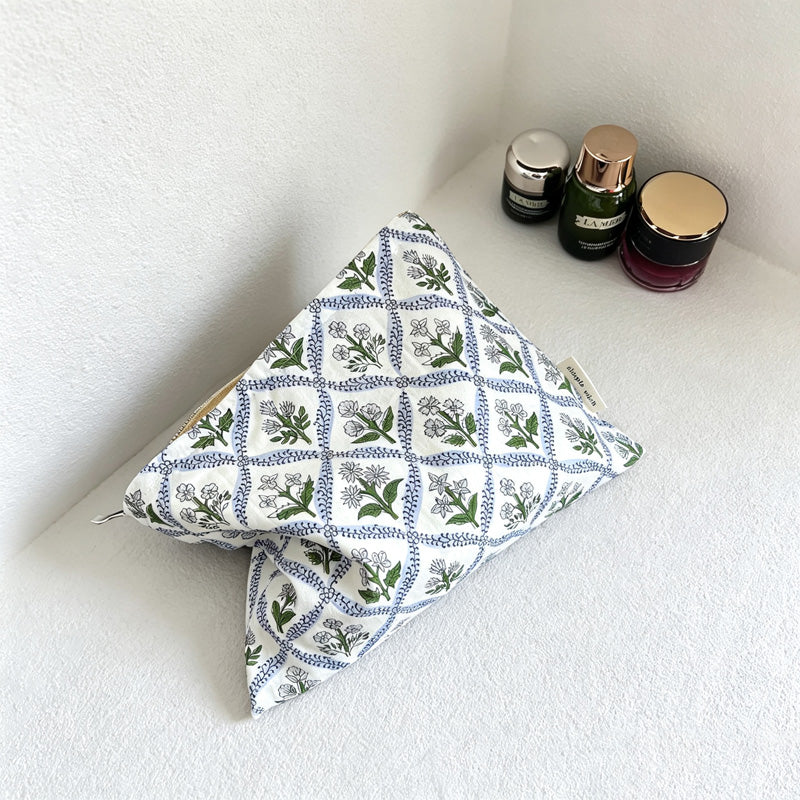 CouldNook Floral Cosmetic Bag - Six Zippered Travel Designs