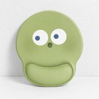 CouldNook Round Expression Mouse Pad - Raised Wrist Support
