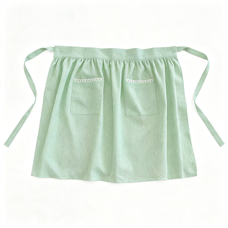 CouldNook Pastel Pocket Apron - Rounded Everyday Waist Layer