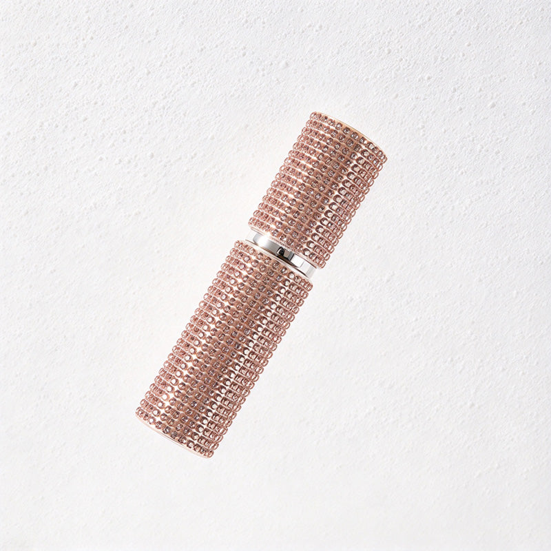 CouldNook Rhinestone Perfume Atomizer - Flat Cap and Colorful Stone Rows