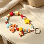 CloudNook Fruit Beaded Phone Charm‑Dopamine Handmade Wrist Strap