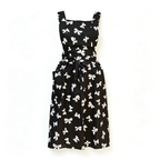 CouldNook Bow Print Crossback Apron - Graphic Kitchen Accent