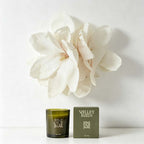 CouldNook Glass Jar Scented Candle - Foil Emblem And Dark Lidded Vessel