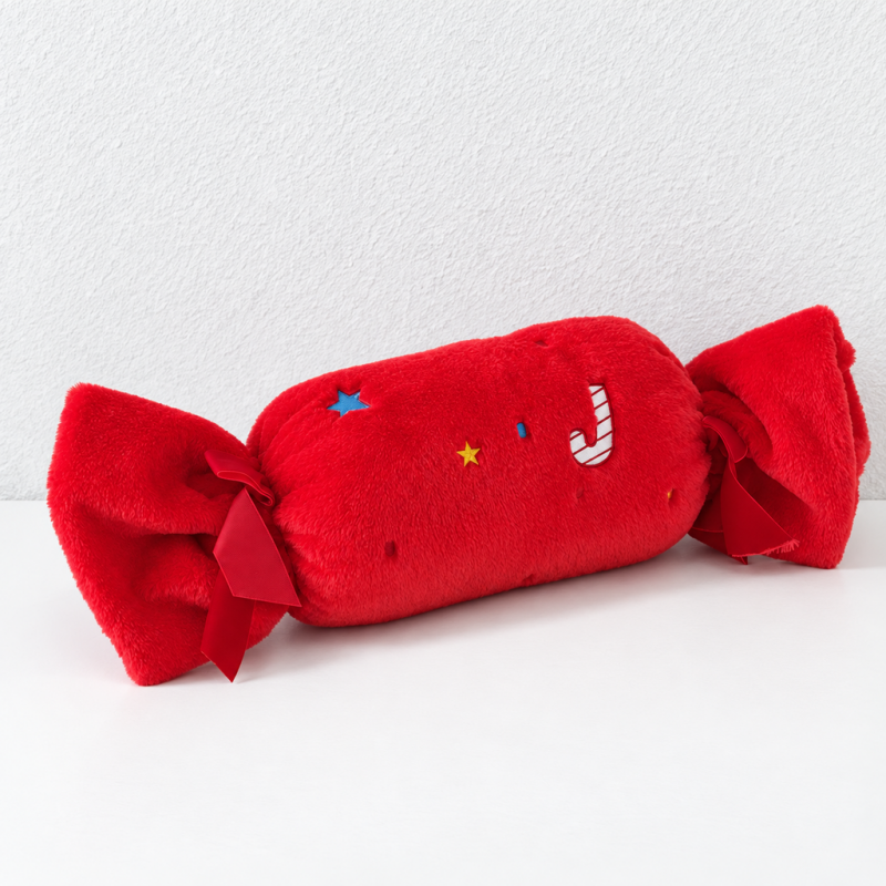 CouldNook Christmas Shaped Cushion - Tree Wreath Candy And Apple Designs