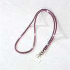 CouldNook Rhinestones Set Crossbody Phone Strap with Square Rhinestones Accents