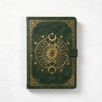 CouldNook Celestial Notebook - Sun and Moon Foil Pattern and Lined Pages