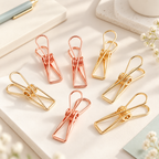 CouldNook Fish-Shaped Binder Clip - Gold and Rose Gold Options