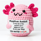 CouldNook Crocheted Character Doll - Textured Shapes And Little Message Cards