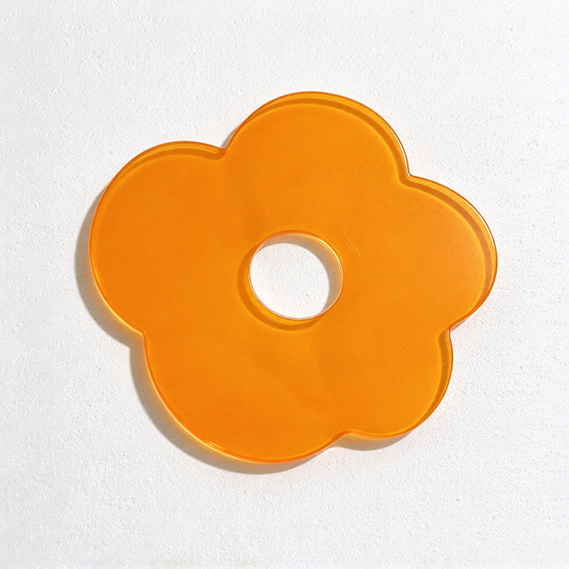 CouldNook Flower Coaster - Translucent Acrylic Petals and Open Round Center