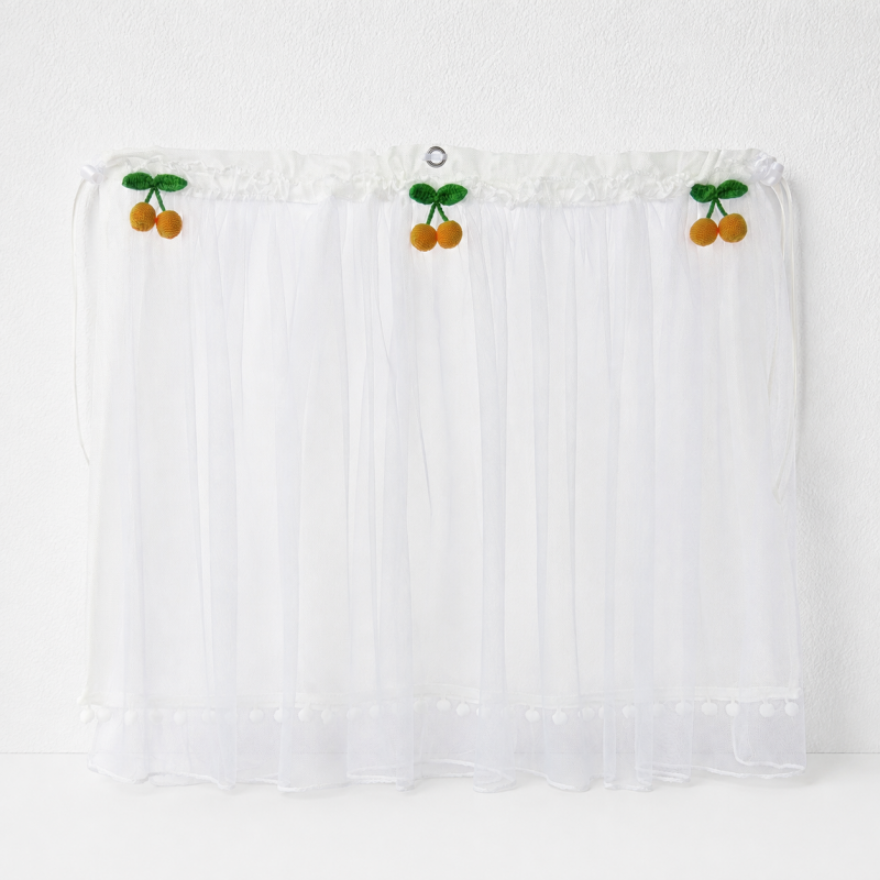 CouldNook Cherry Car Window Shade - Mesh Privacy Curtain