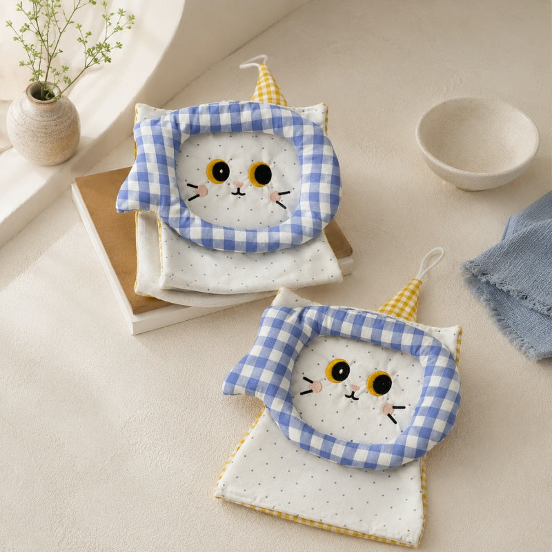 CouldNook Cat Tissue Holder - Fish Motif and Hanging Loop