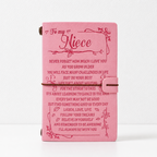 CouldNook Pink Pocket Notebook - Elastic Closure and Pockets