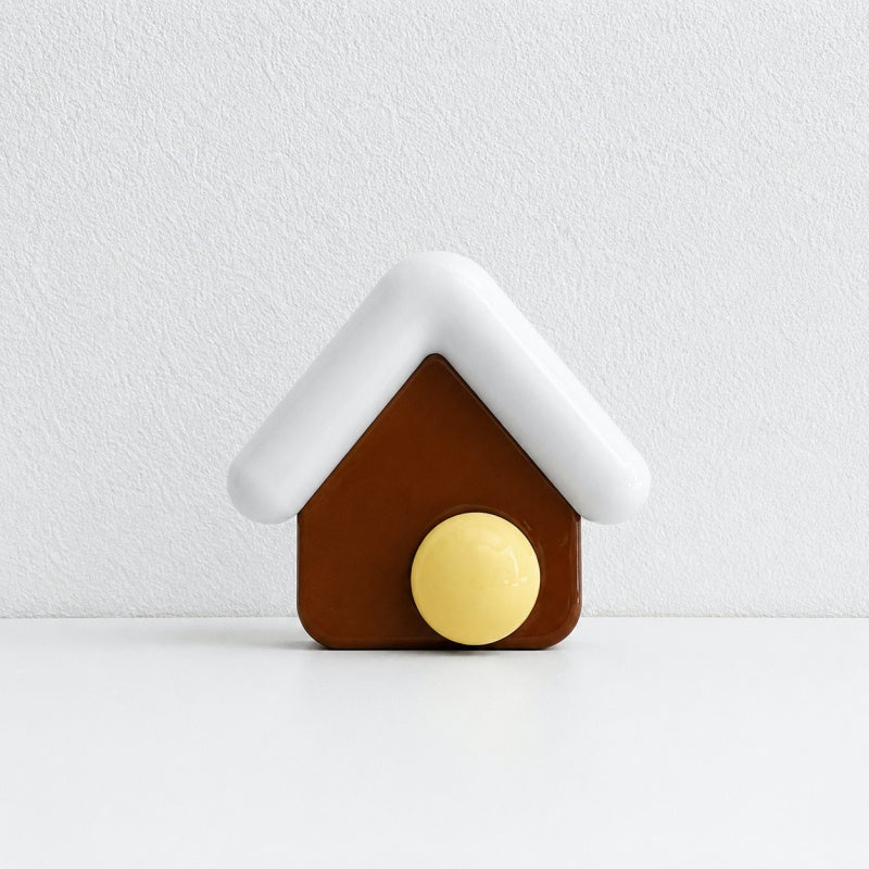 CouldNook House Wall Hook - Colorful Roof and Round Peg