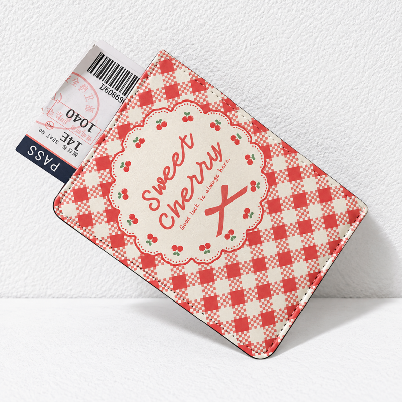 CouldNook Patterned Passport Cover - Floral Prints and Bow Details for Travel