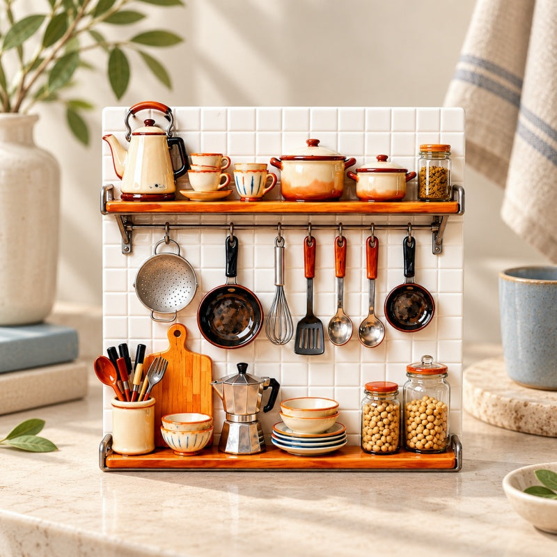 CouldNook Mini Kitchen Scene Magnet - Detailed Cooking Display