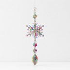 CouldNook Snowflake Crystal Suncatcher Ornament - Four Hanging Designs