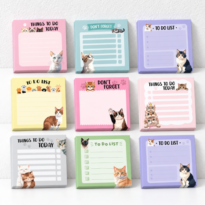 CouldNook Colorful Memo Pad - Playful Illustrated Note Designs