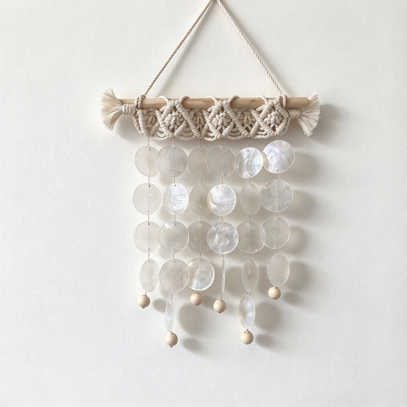 CouldNook Shell Wind Chime Material Kit - Finished Option Also Available
