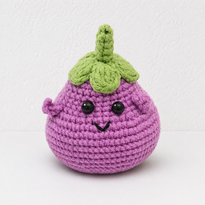 CouldNook Yarn Produce Doll Ornament - Assorted Fruit and Vegetable Shapes