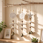 CouldNook Coastal Bell Hanging - Beads and Cutouts