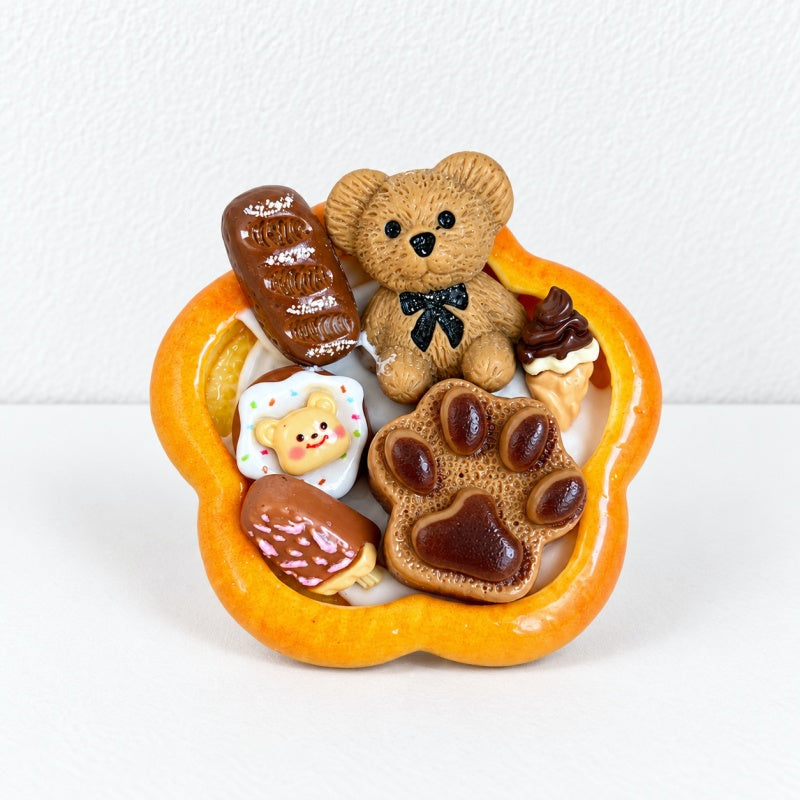 CouldNook Mini Meal Tray Magnet - Raised Food Assortment
