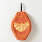 CouldNook Plush Hanging Towel - Visible Embroidered Detail Hanging Home Use